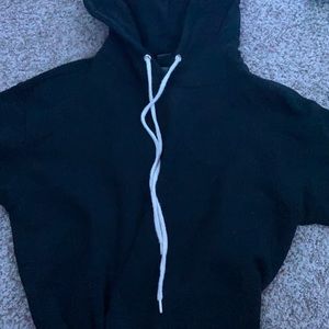 cropped hoodie